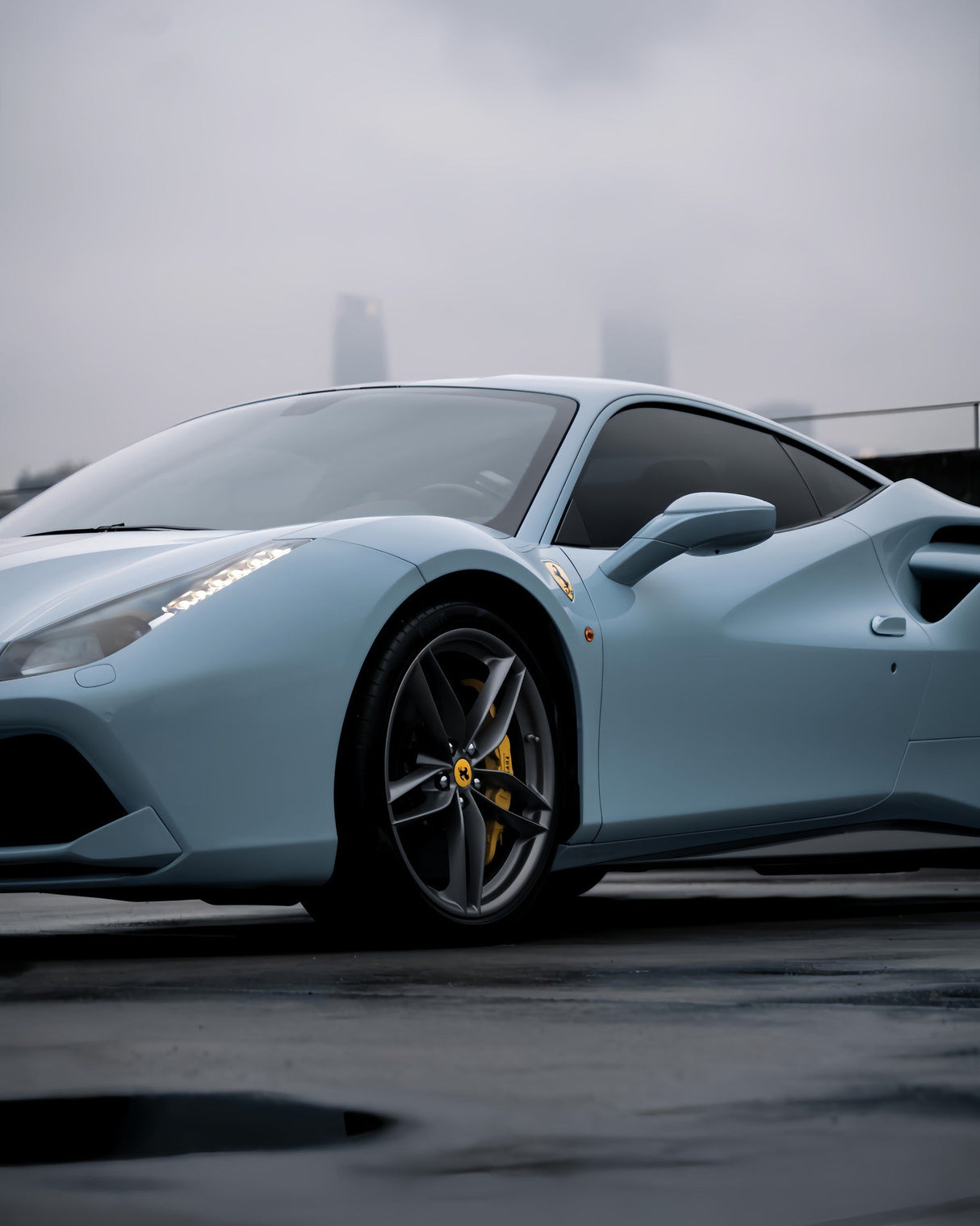 Mint Blue Gloss Color PPF | Car Paint Protection Film (CPX305)