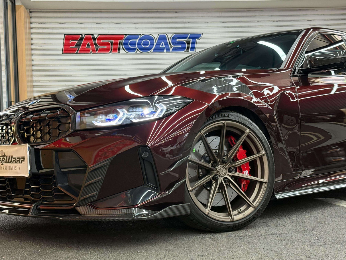 Deep Maroon Metallic PPF | Gloss Wine Red Paint Protection Film (CPX415)