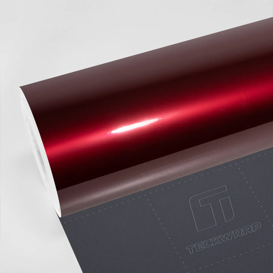 Dark Carmine Metallic PPF | Gloss Crimson Red Paint Protection Film (CPX416)