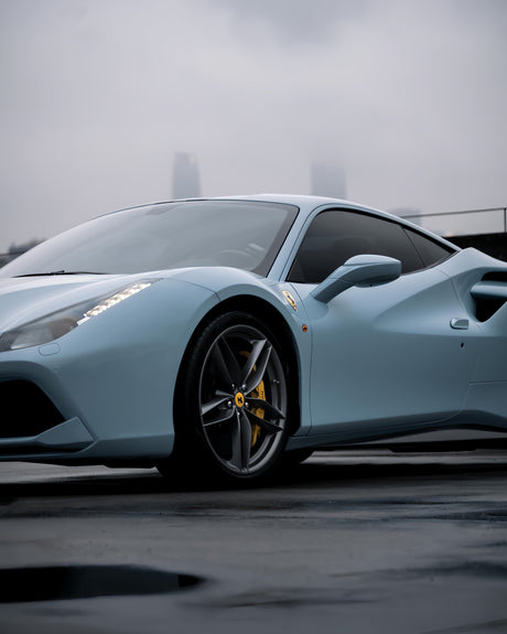 Mint Blue Gloss Color PPF | Car Paint Protection Film (CPX305)