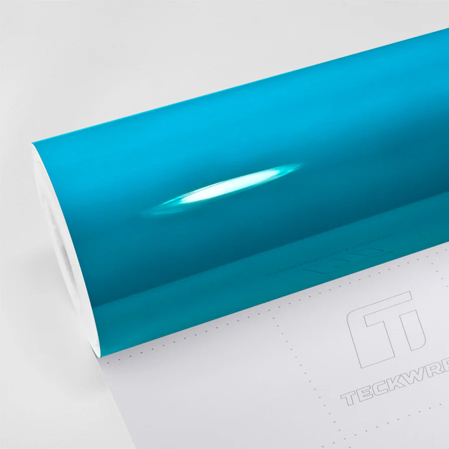 Tempo Teal Gloss Color PPF | Car Paint Protection Film (CPX306)