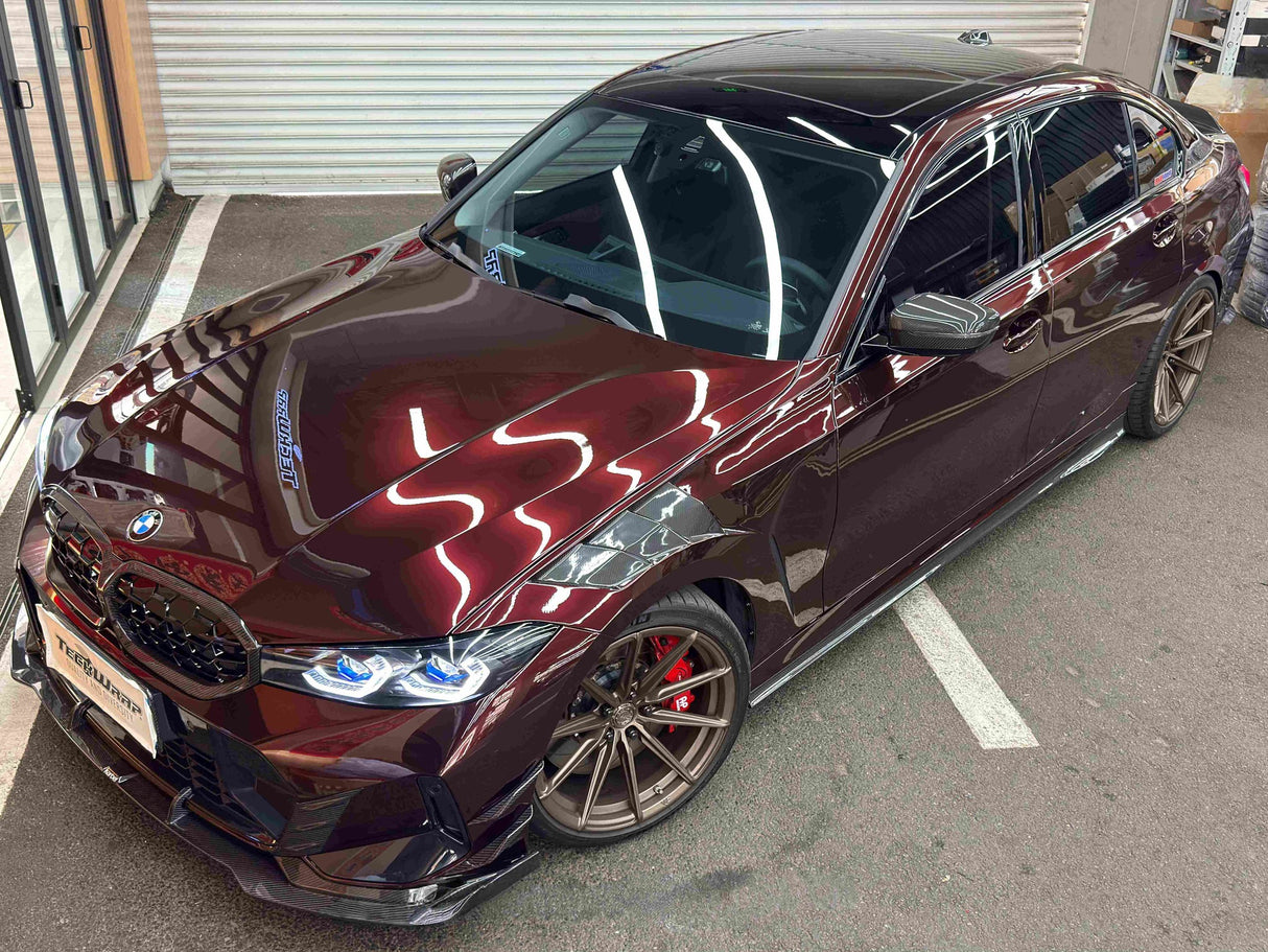 Deep Maroon Metallic PPF | Gloss Wine Red Paint Protection Film (CPX415)