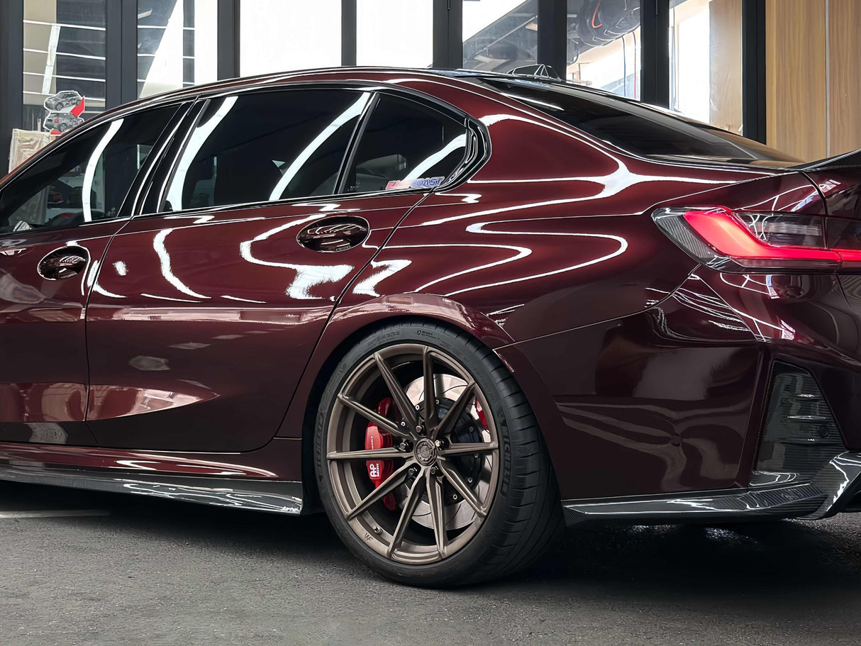 Deep Maroon Metallic PPF | Gloss Wine Red Paint Protection Film (CPX415)